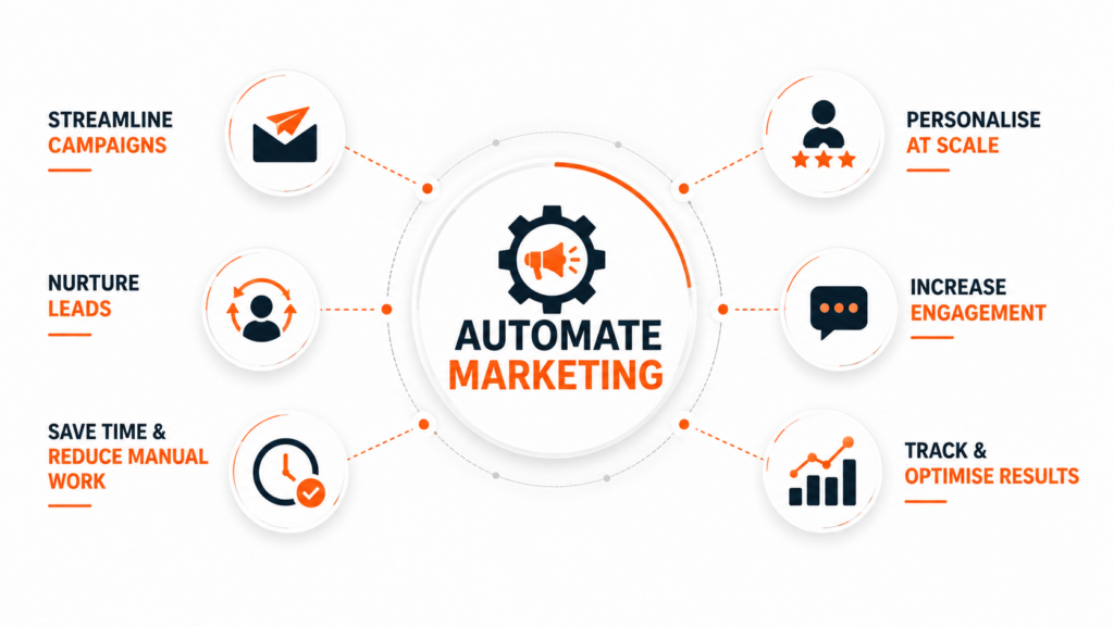 Automated marketing for trades and construction businesses