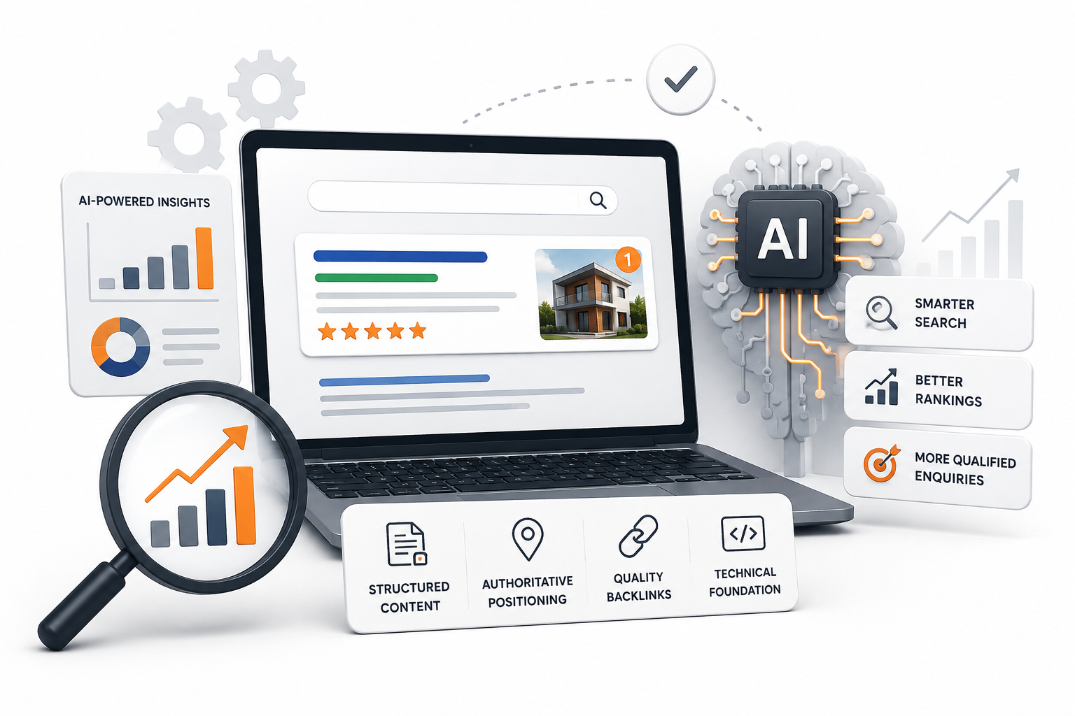 AI SEO for tradies showing a trade business recommended in AI search results