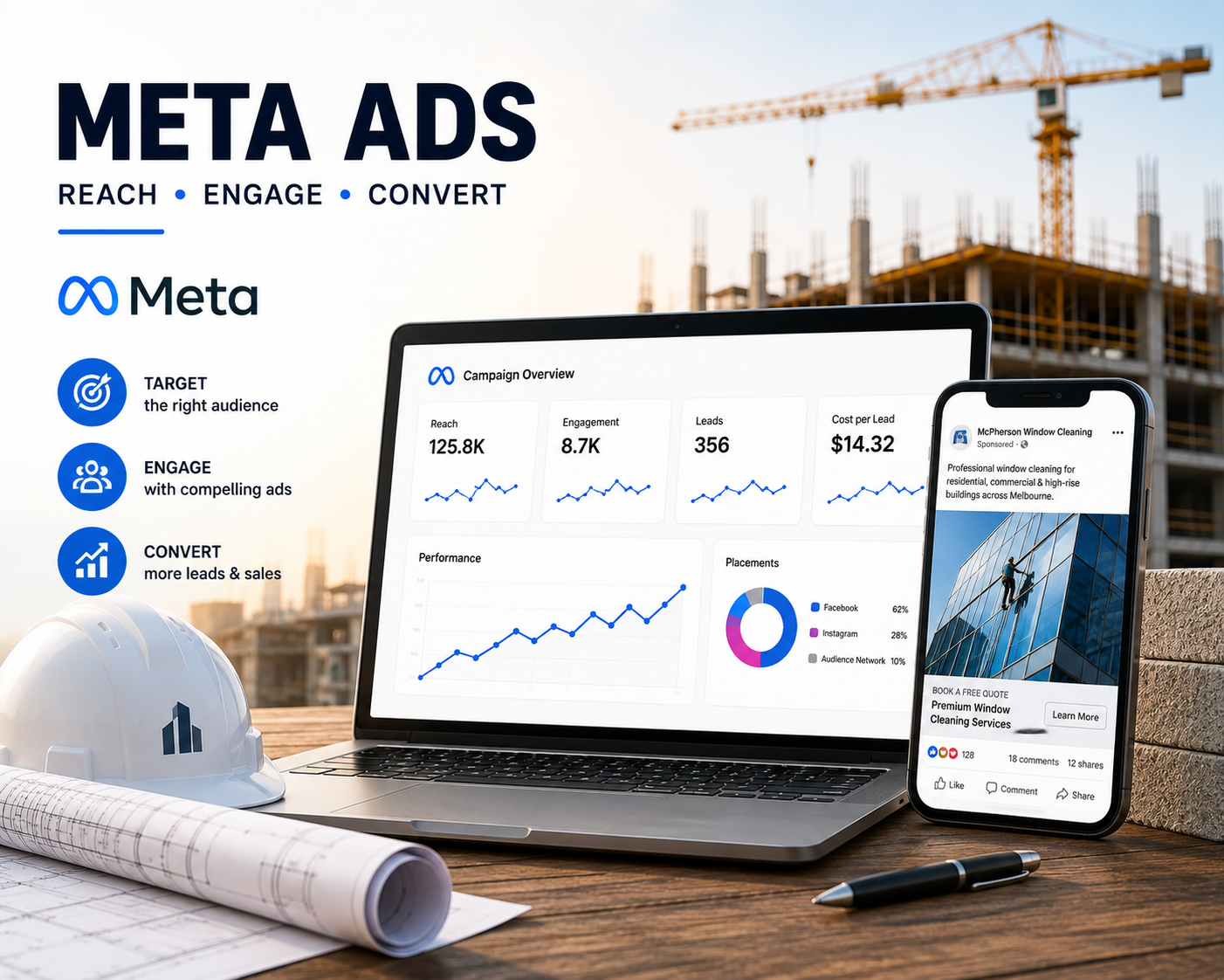 Generate Leads fro Trade and Construction Businesses Using Meta