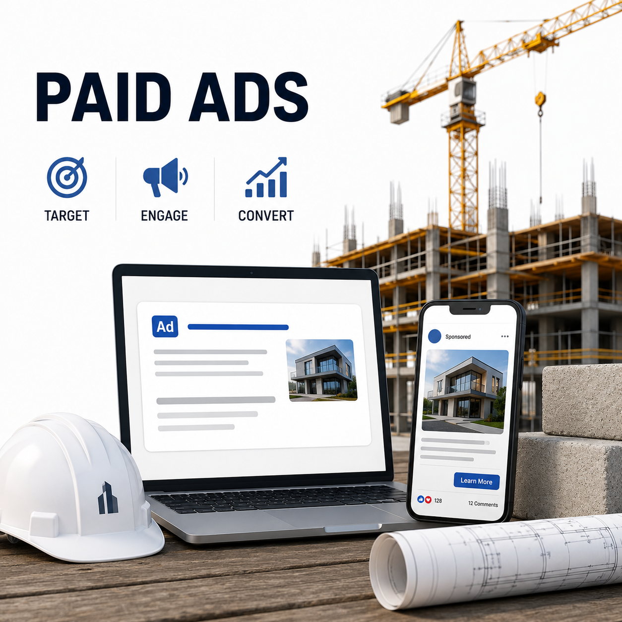 Get Construction and Trade Leads with Paid Ads