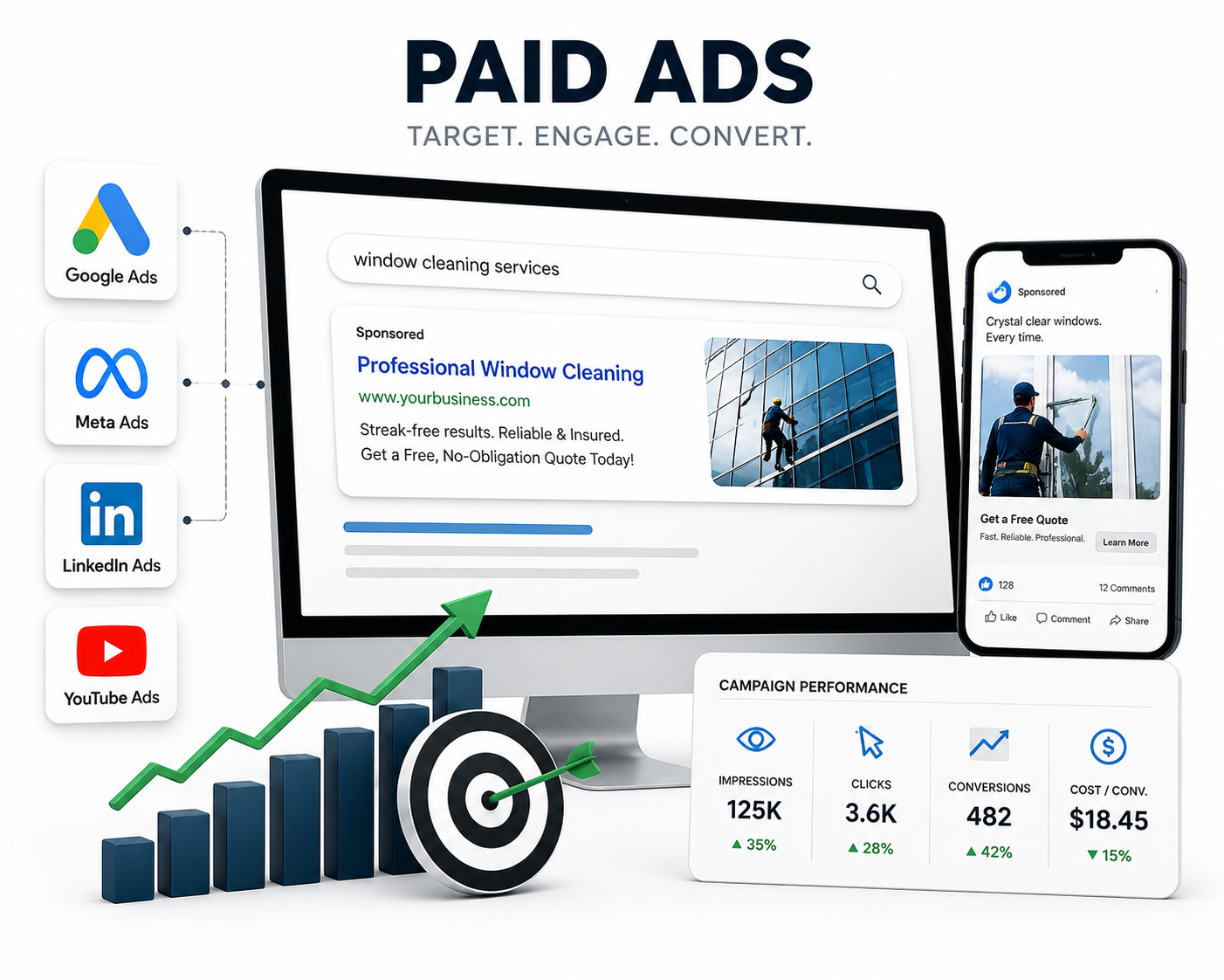 Paid ads for trades and construction companies