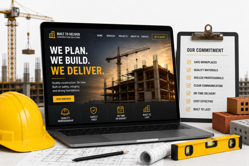 Responsive websites built for leads for trades businesses